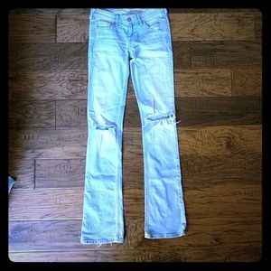 Hollister Light Wash, Boot Cut Jeans
